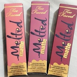 Too faced Liquid lipstick- Vampy set